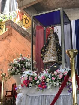 La Virgen de Caacupé peregrina hasta sus fieles